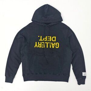 Gallery Dept. Black Hoodie With Reverse Print